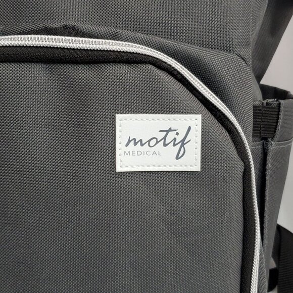 Motif Maylilly Breast Pump Insulated Backpack Grey NWOT - Picture 3 of 7